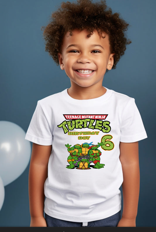 Birthday Boy Ninja Turtle T-Shirt
